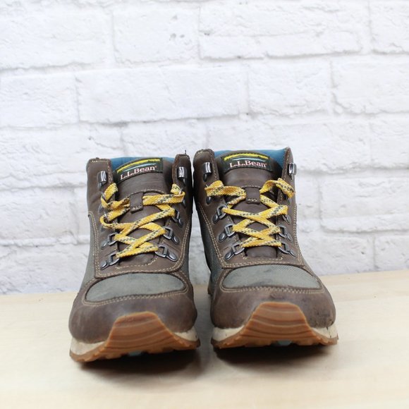 LL BEAN Tek 2.5 WP Katahdin Hiking Boots Ash Leather Mesh Size 9.5 M main image 8